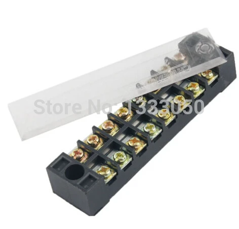 

Free Shipping 600V 15A 8 Position Barrier Block Screw Terminal Strip Dual Row