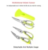 XITUO 7 In 1 Kitchen Scissors Magnetic Knife Seat Removable Stainless Steel Scissors For Fish Chicken Cutter Shears Cooking New ► Photo 3/6