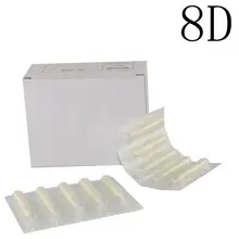 100 шт стерильные Ассорти пластиковые одноразовые татуировки 8DT белые насадки на тюбик для поставка машинок для татуировки