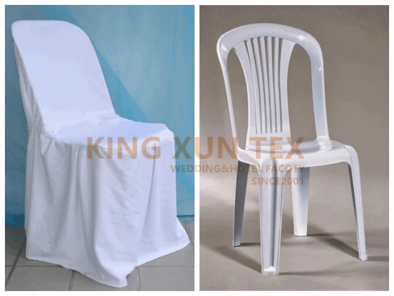 Белый чехол для цветной стул пластиковый Банкетный Свадебный Чехол для стула вечерние мероприятие отель украшения