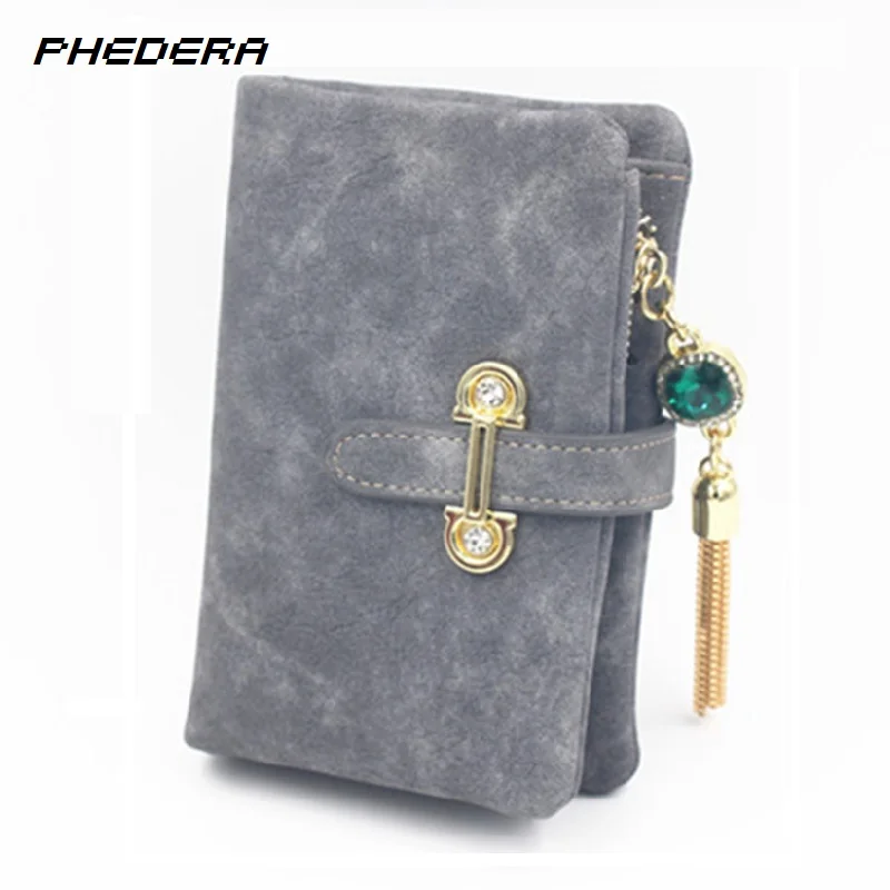 Novas Mulheres Da Moda Carteiras 2017 Pu Leathet Macio Carteiras Sacos Bolsa Vintage Mulheres Grampos do Dinheiro Carteiras Femininas Outono Verão WH11