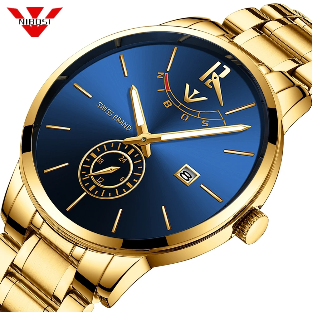 

NIBOSI Watches Waterproof Top Brand Luxury Quartz Watch Men Sport Watch Fashion Casual Military Clock Male Relogio Masculino