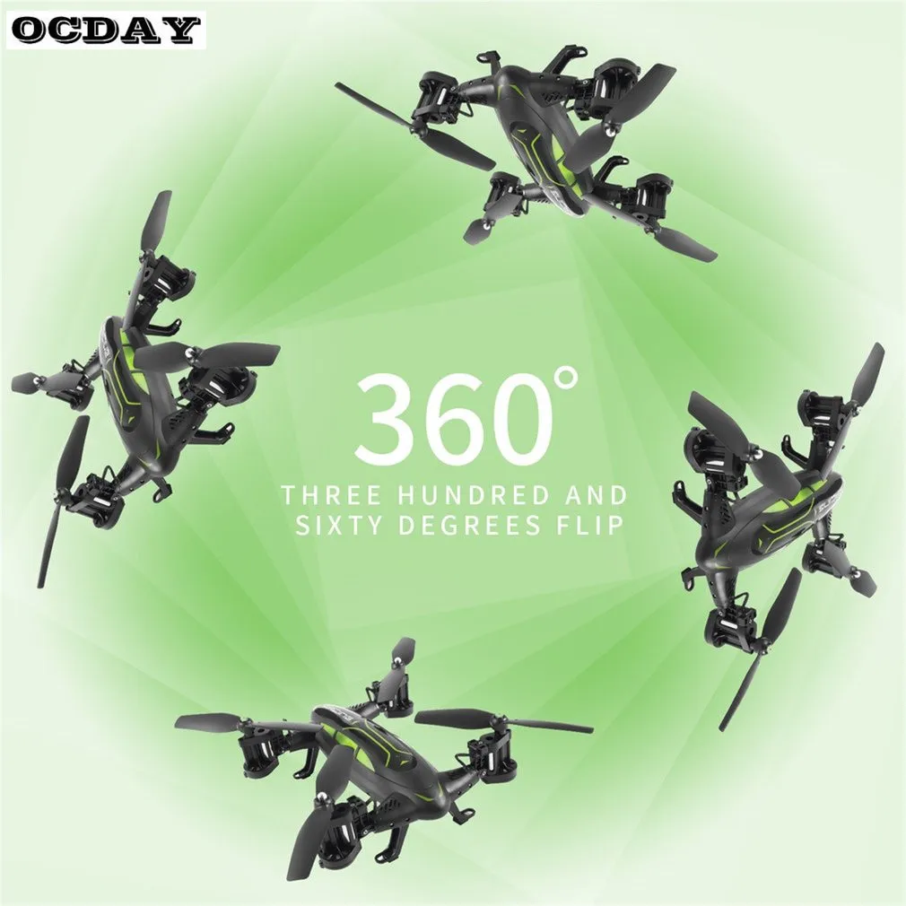 Profissional Drone Câmera Ar-estrada Modelo Duplo Carro Voador 2.4g Quadcopter 6-axis 4ch Helicóptero Lados Duplos Fy602 rc hd 6 Fy602 profissional rc zangão hd câmera ar-estrada