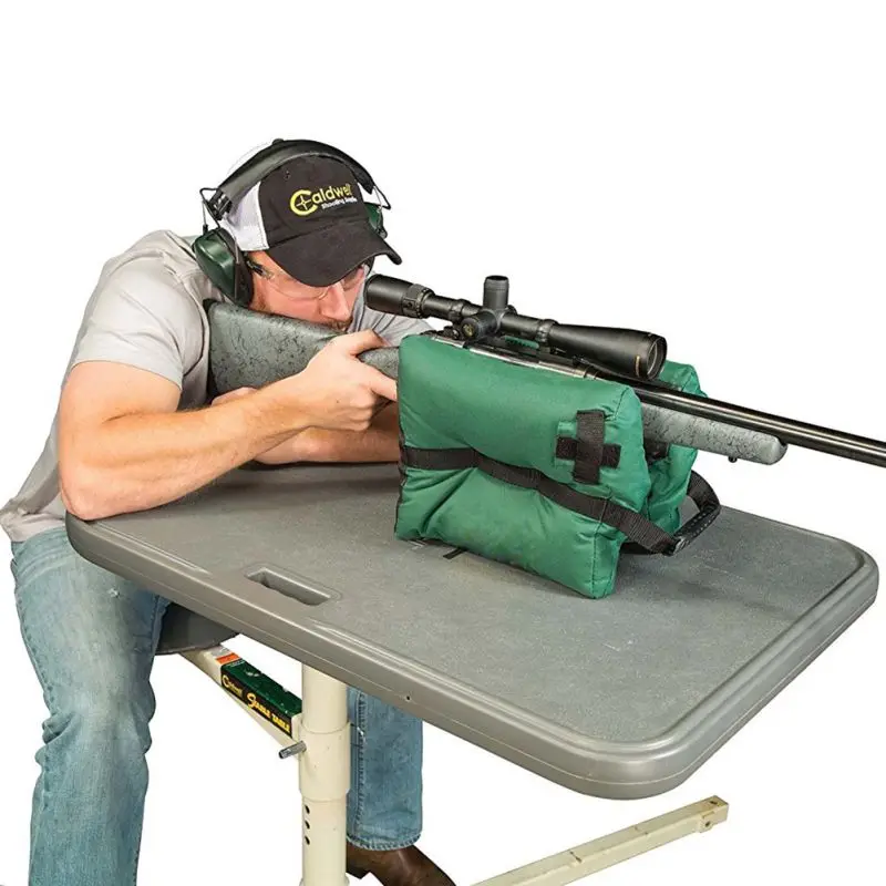 Portable Shooting Rear Gun Rest Bag Set Front & Rear Rifle Target Hunting Gun Bench Unfilled