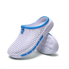 Сад Шлепанцы Водонепроницаемая Обувь Для женщин быстрое высыхание летние сандалии для пляжа слипоны сандалии для прогулок полые Aqua Сабо Chaussure