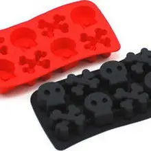 Форма для изготовления черепа силиконовые формы для приготовления пищи инструменты резак для печенья формы для льда лотки для льда инструменты для мороженого лоток для льда