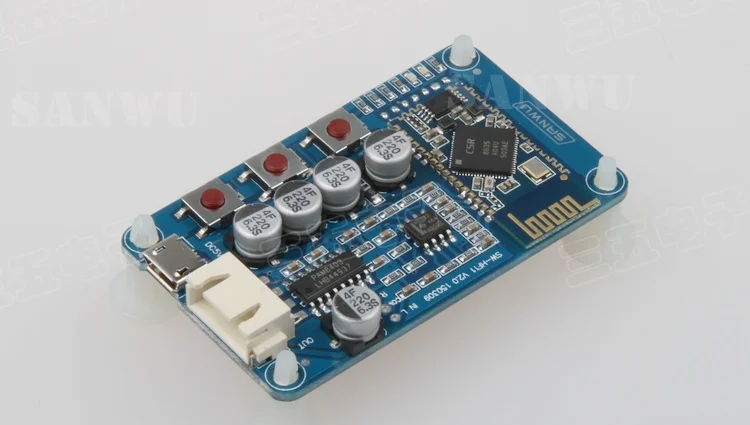 Bluetooth receiver amplifier board mini USB speakers small