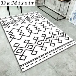 DeMissir европейские геометрические большие ковры 200x300 см для гостиной спальни Коврик Нескользящие tapetes tapis alfombra tapete para sala