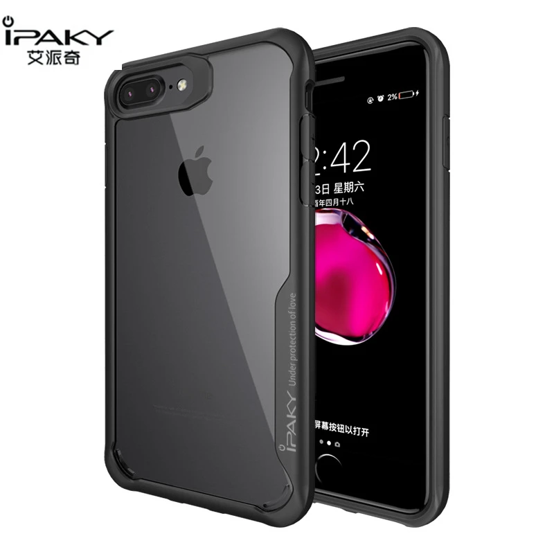 

For iPhone 6 6S 7 Plus Case Cover Original Ipaky Super Series Phone Case for iPhone 6 Plus 7Plus 5.5 Transparent Back Cover