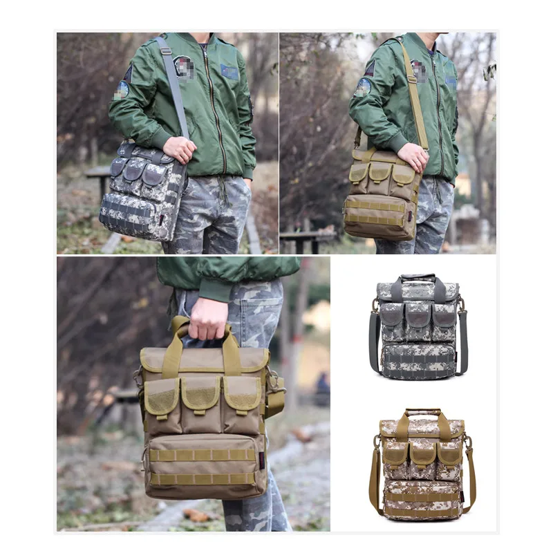Men Outdoor Tactical Bag Molle Messenger Bags Military Camouflage Single Shoulder Belt Sack For Sports Toolkit Handbag