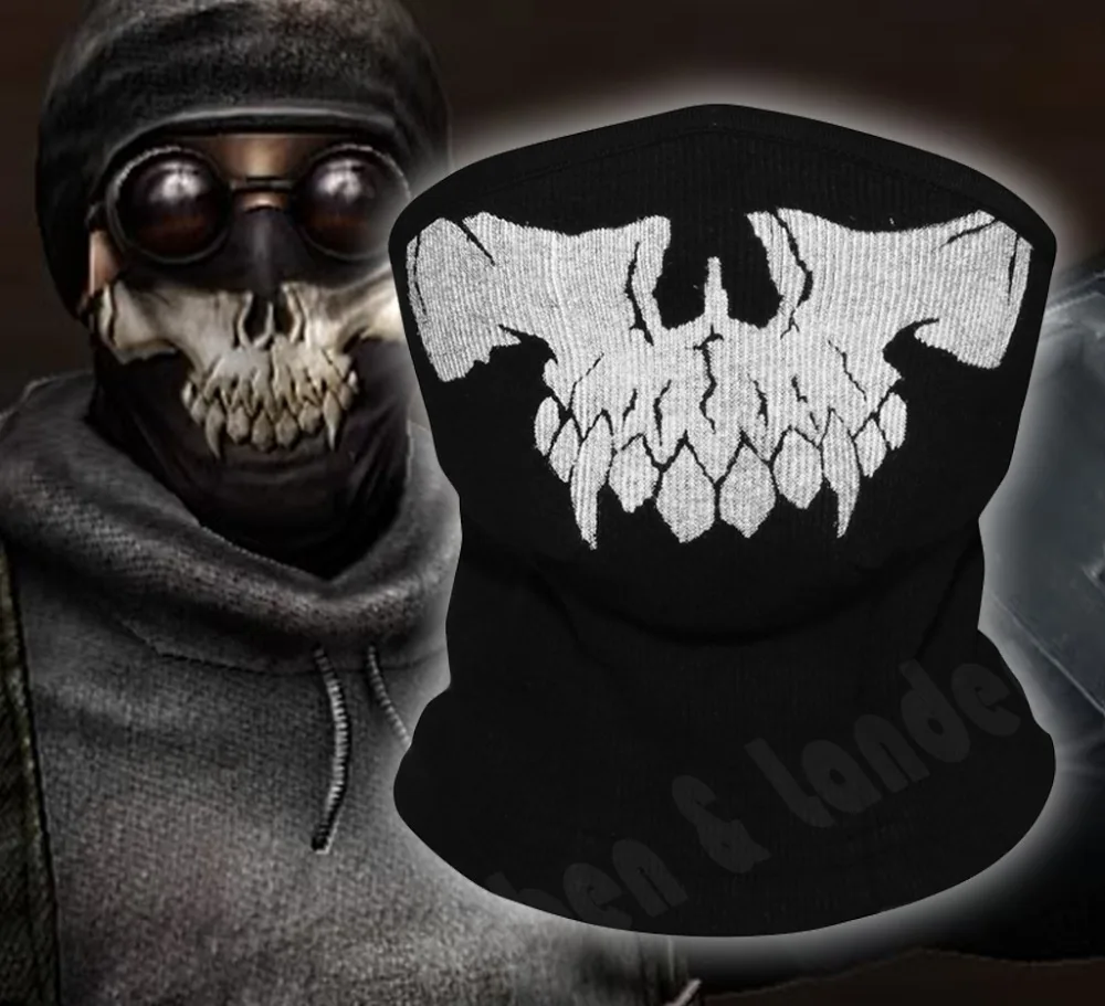 Killing пол 2 DJSKULLY Балаклава Marvel Ghost тактический Пейнтбол страйкбол костюм шеи