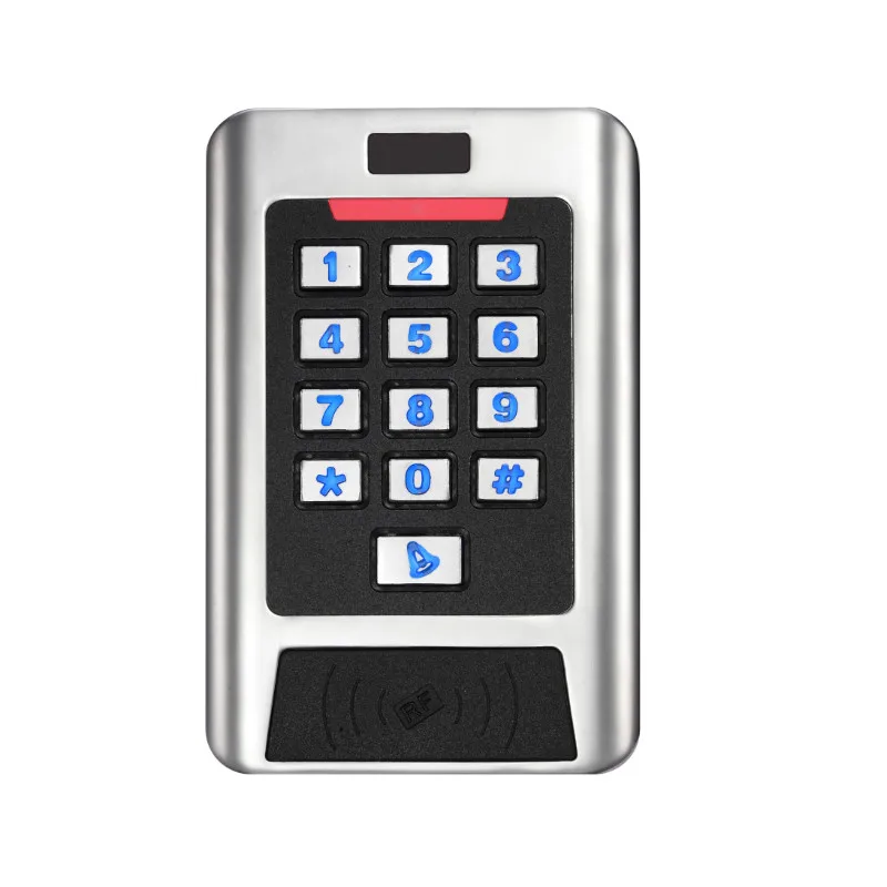 

Waterproof IP68 Backlit keypad metal rfid access control keypad support 2 relay interlocked and Anti-Passback for Two doors KK2