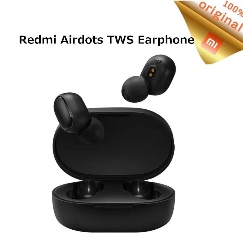 Redmi TWS AirDots Bluetooth наушники стерео беспроводные Bluetooth 5,0 наушники с микрофоном зарядное устройство управление AI