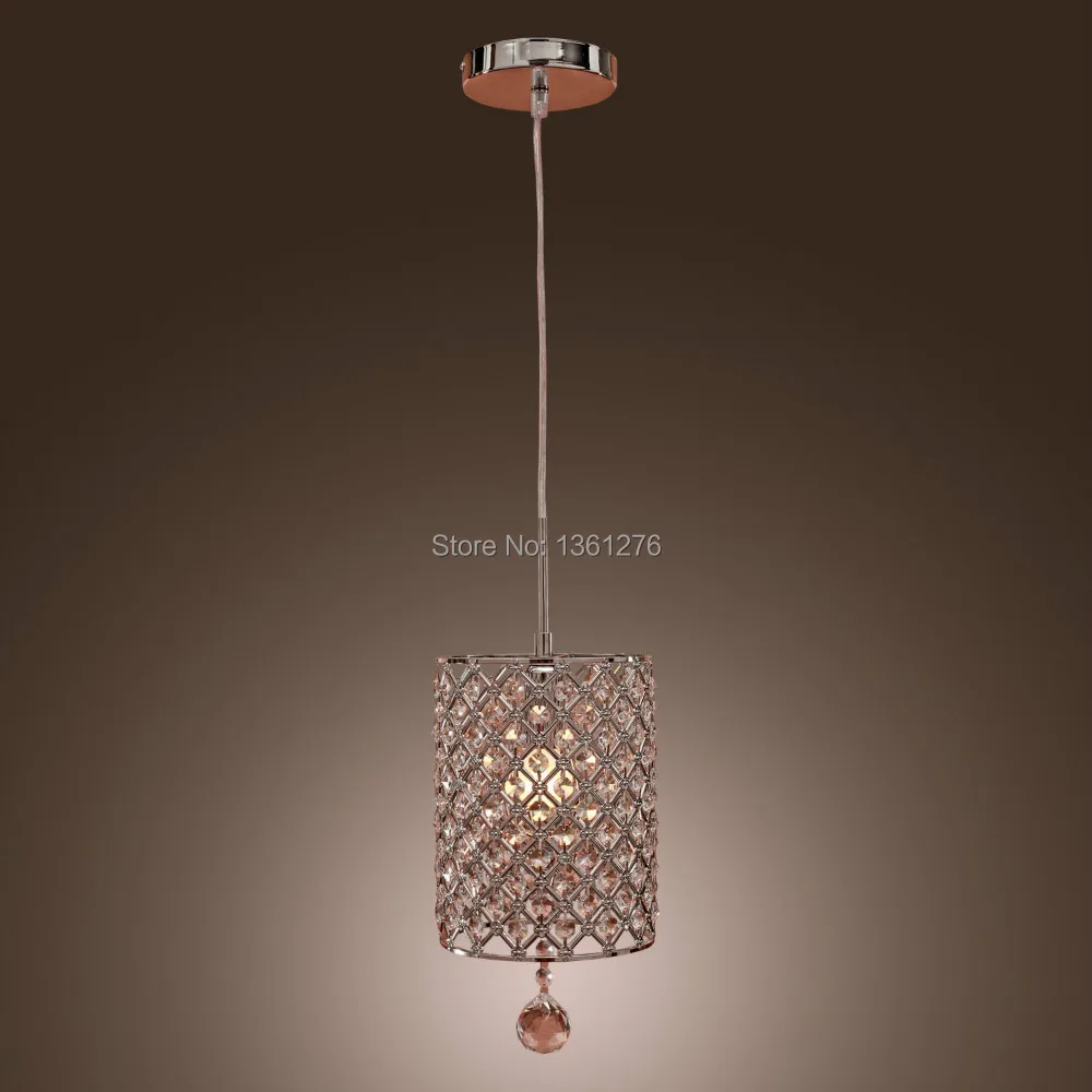 

2014 Christmas New Hot Sales Morden contemporary Crystal Drop Pendant Light in Cylinder Style hot sale