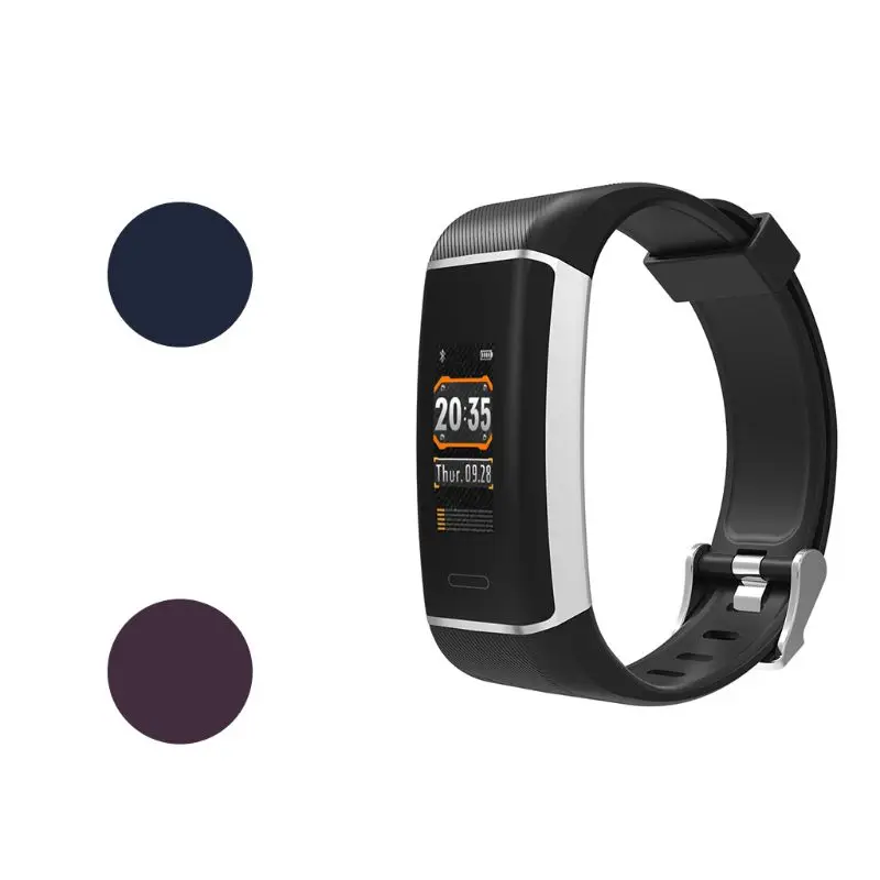

W7 Connected GPS Watch Bracelet Connected Screen Display Color Fitness Activity Tracker IP67 Waterproof for Calories Pedometer