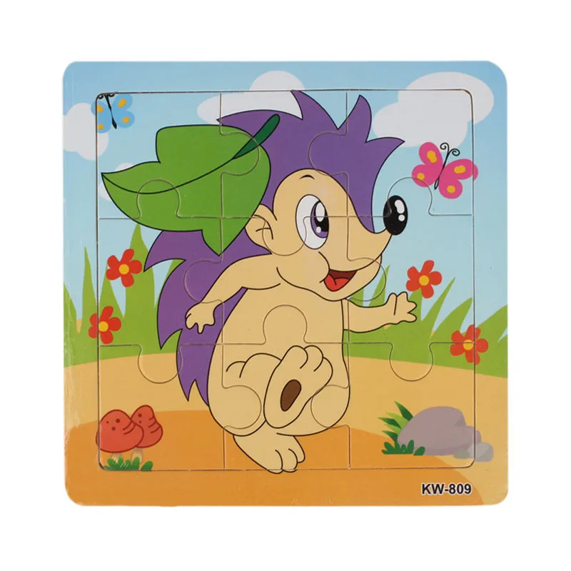 

HIINST High Quality Wooden Jigsaw hedgehog Toys For Children Education Learning Puzzles Toy Classic puzzles for kids