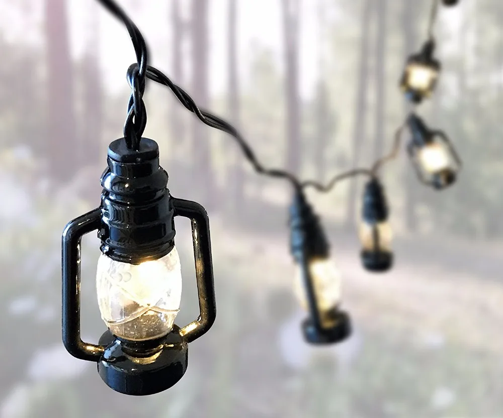 

10 Lantern Shape Solar Power 4M LED Fairy Lights String Waterproof Garlands outdoor Wedding Party Christmas Holiday Decoration