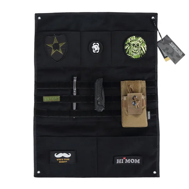 onetigris morale patches display board tactical patches holder how molle works