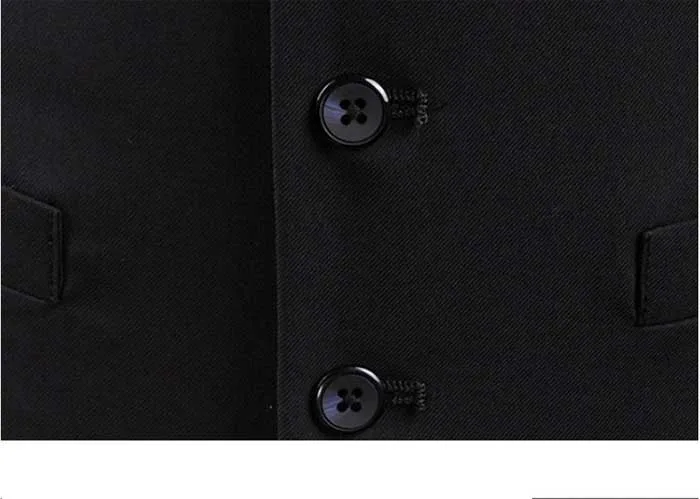 Новое поступление Блейзер платье жилет Мужская костюмная жилетка 5 пуговиц v-образный вырез повседневные топы Жилеты мужская одежда серый плюс размер S-6XL