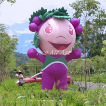 Гигантский надувной шарик винограда, большая надувная мультяшная модель для рекламы, производство Китай