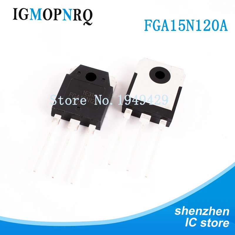 

2PCS FGA15N120ANTD TO3P FGA15N120 15N120 IGBT transistor 1200V NPT Trench new original free shipping