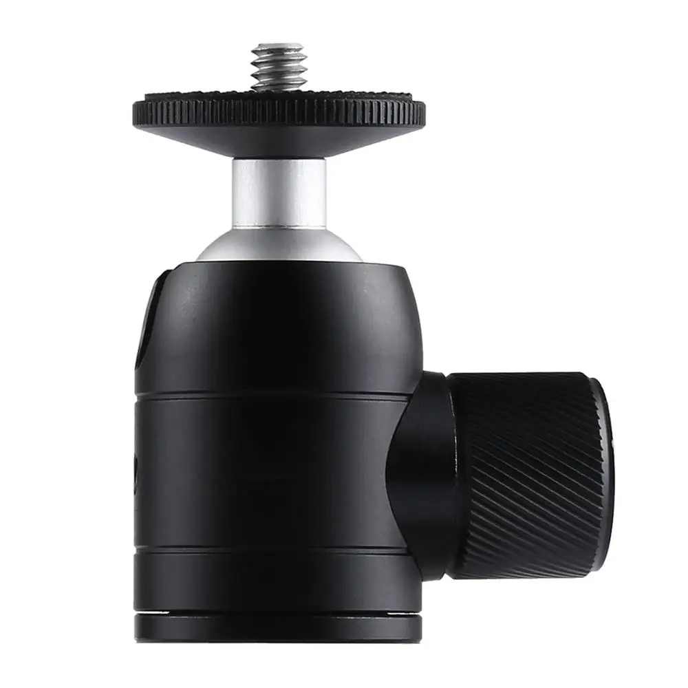 

360 Degree Free Rotation Swivel Aluminum Alloy Ball Head With 1/4'' 20 Thread Screw for Tripod Monopod Digital Camera