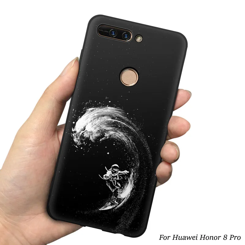 EiiMoo силиконовый чехол для телефона для huawei Honor 8 Pro, чехол для huawei Honor V9, милый узор, мягкий чехол для Honor 8 Pro, чехол - Цвет: 1
