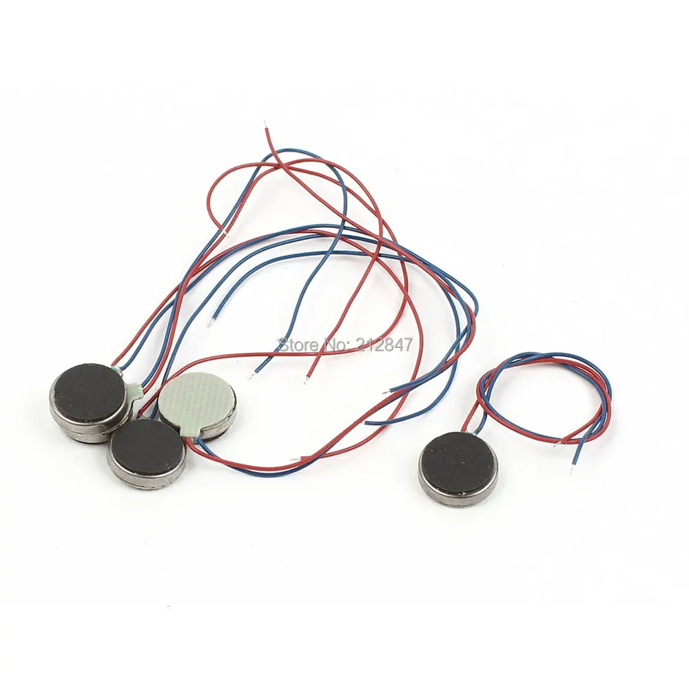 

5pcs DC3V/0.1A 1.5V/0.05A 10x2.7mm Coin Vibration Motor