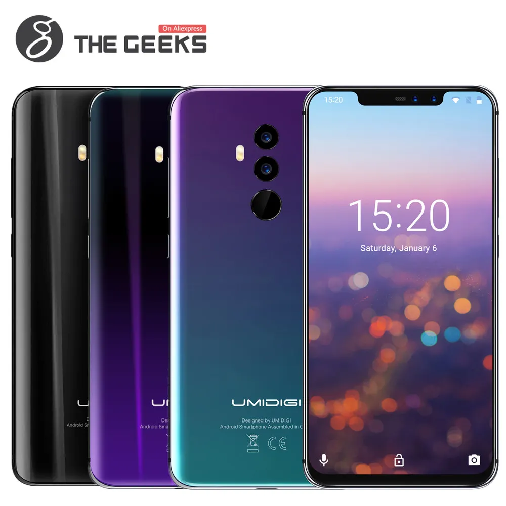 

Envios da Espanha UMIDIGI UMI Z2 6GB RAM 64GB ROM Helio P23 MTK6763 2.0GHz Octa Core 6.2 Polegadas Tela Android LTE Smartphone