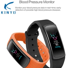 Умный Браслет кровяное давление подъемник для монитора запястье и яркий экран поддерживает несколько спортивных режимов смарт-браслет