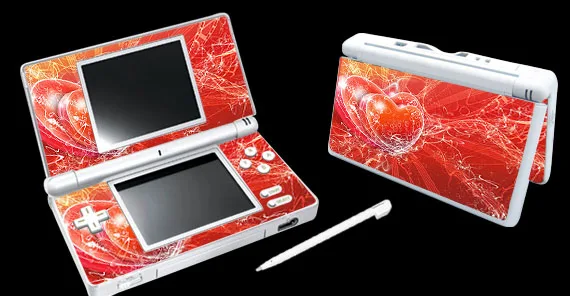Виниловая Защитная Наклейка Love Heart 033 для nintendo DSL NDSL skins s