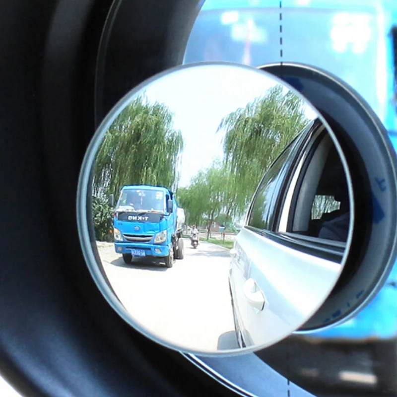 1pair Car Round Convex Blind Spot Mirror For Toyota Rav4 C Hr 1pair Car Round Convex Blind Spot Mirror For Toyota Rav4 C Hr Corolla Crown Reiz Prius Vios Land Cruiser Prado Yaris In Stickers From