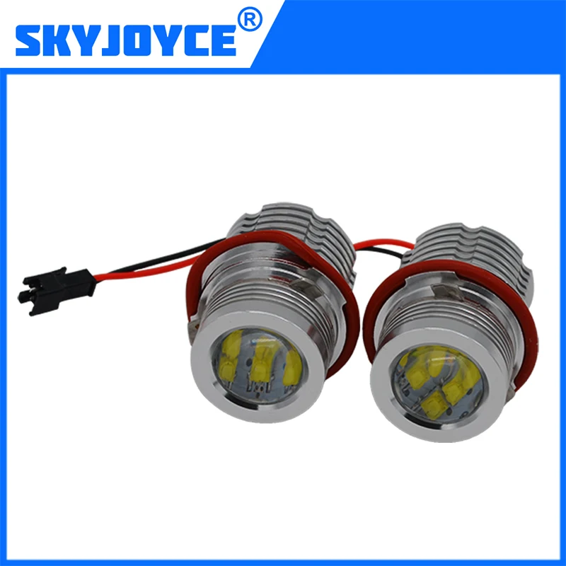 Новинка 2021 SKYJOYCE 60 Вт светодиодная лампочка E39 E60 E63 E65 E53 E83 E87 X3 кольцо с ореолом