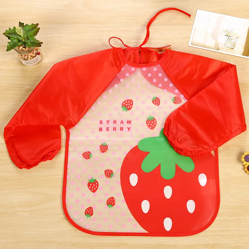 

2-5Y Bibs Waterproof Baberos bebe impermeables EVA Slabbetjes Dropship Baby feeding Baby bibs Bib