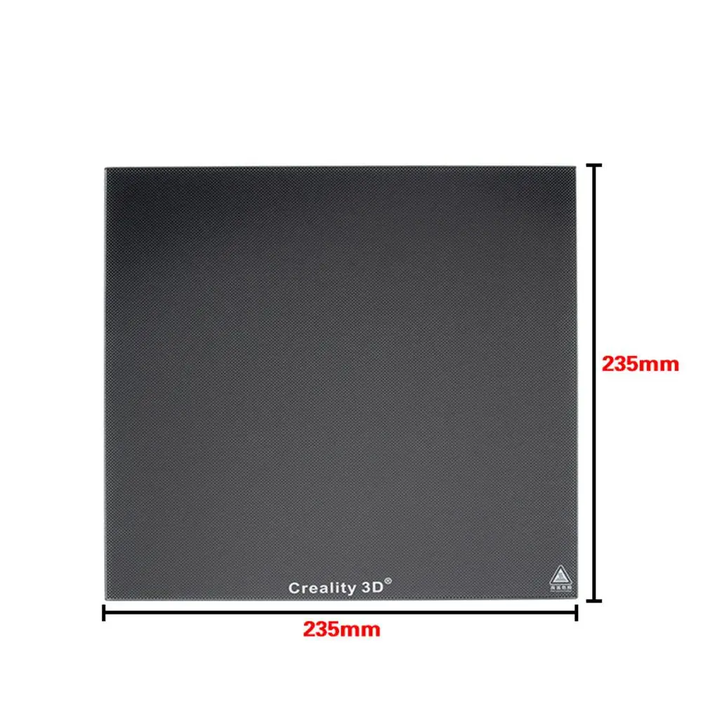 

BEESCLOVER Glass Platform Ender 235*235mm 3D Printer Glass Platform for for Creality 3D Printer Ender-3 r20