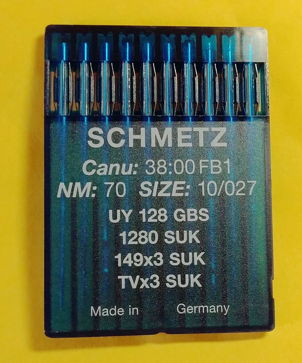 

10 PCS SCHMETZ UY128GBS SUK Industrial Sewing Machine Needles, MADE IN GERMANY