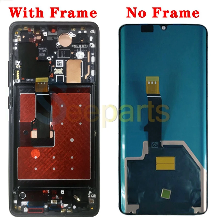 Оригинал испытания huawei P30 Pro ЖК дисплей Сенсорный экран планшета Ассамблеи VOG L04 L09