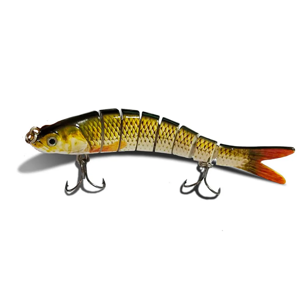 13 Новые 8 сегментные Swimbait крючки для рыболовных удочек жесткая приманка гольян для бас форели Walleye - Цвет: 13