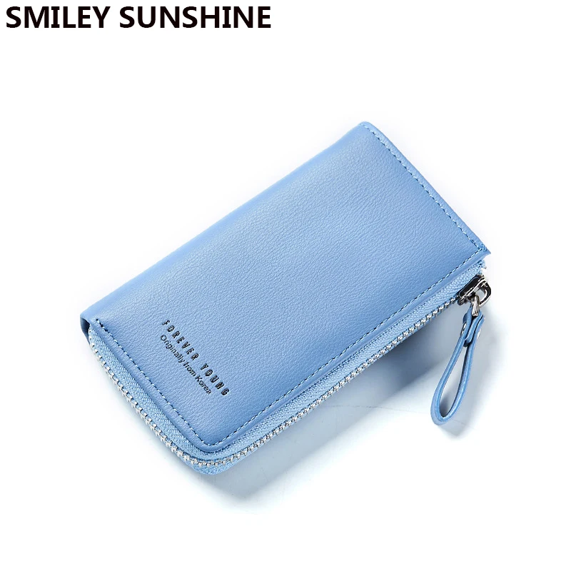 

SMILEY SUNSHINE candy color big women coin purse & holders key wallet korean change purse small money coin pouch bag wallet