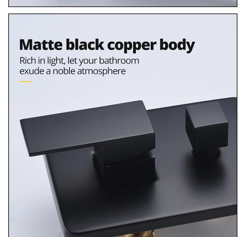 8 Matte Black Shower System Contain Shower Faucet Rough-in Valve Body and Shower Set (21)