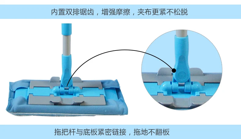 Профессиональное микроволокно Швабра | ручка из нержавеющей стали для твердой плитки пола мокрой и сухой двойного назначения телескопическая штанга плоская Швабра
