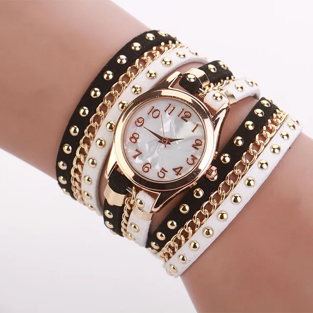 2017 New Luxury Brand Women's Watches Casual PU Leather Korean Crystal Rivet Bra 2017 New Luxury Brand Women's Watches Casual PU Leather Korean Crystal Rivet Bra