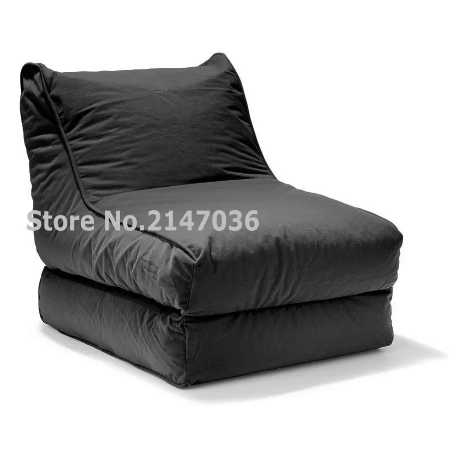 Us 70 0 2 In 1 Convertible Bean Bag Cover Lounger Double Seater Black Living Room Sofas From Furniture On Aliexpress Alibaba Group