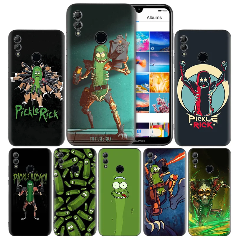 

Rick and Morty Pickle Rick Silicone Case Cover for Huawei Honor 8X 8C 8A 8S 10 10i Lite Play V20 Y9 Y7 Y6 Y5 Prime 2018 2019