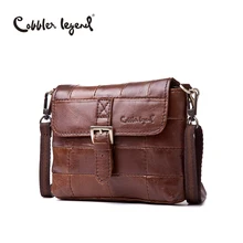 Cobbler Légende Haute Qualité Marque De Mode Femmes de Sacs À Main D’épaule En Cuir Véritable Sacs Pour Femmes Messager Sac Brun #605113-1