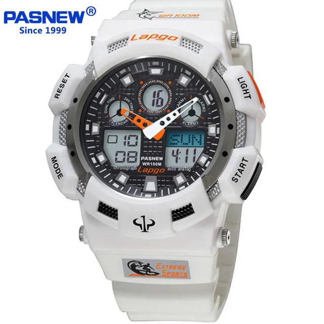 Hot Sale Relojes Hombre Pasnew Super Diving 100 meters Waterproof Quartz Led Outside Sport Watches Men