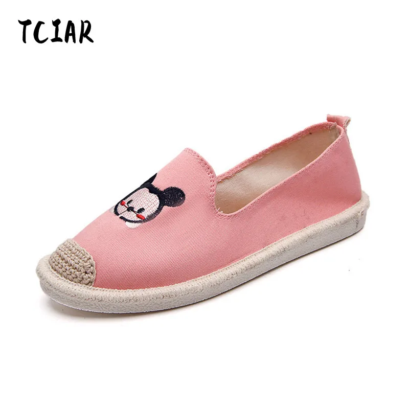 

Hot Cartoon fashionable canvas women shoes straw flat shoes leisure shoes fisherman summer fashion comfortably breathable NP0703