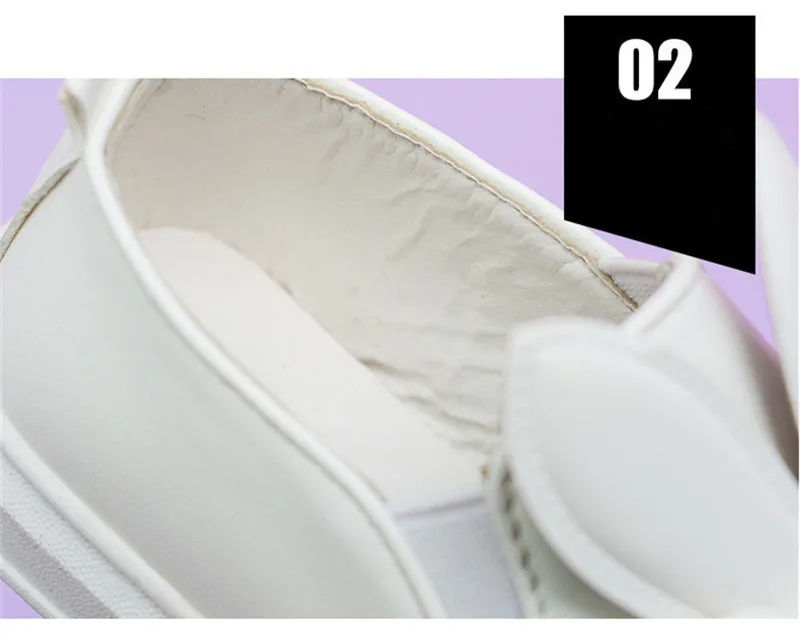 New Casual Children's Shoes Cute Rabbit Breathable Wear-resistant Kids Shoes For Girls White Red Pink Girls Flat Shoes XSKD11 (12)