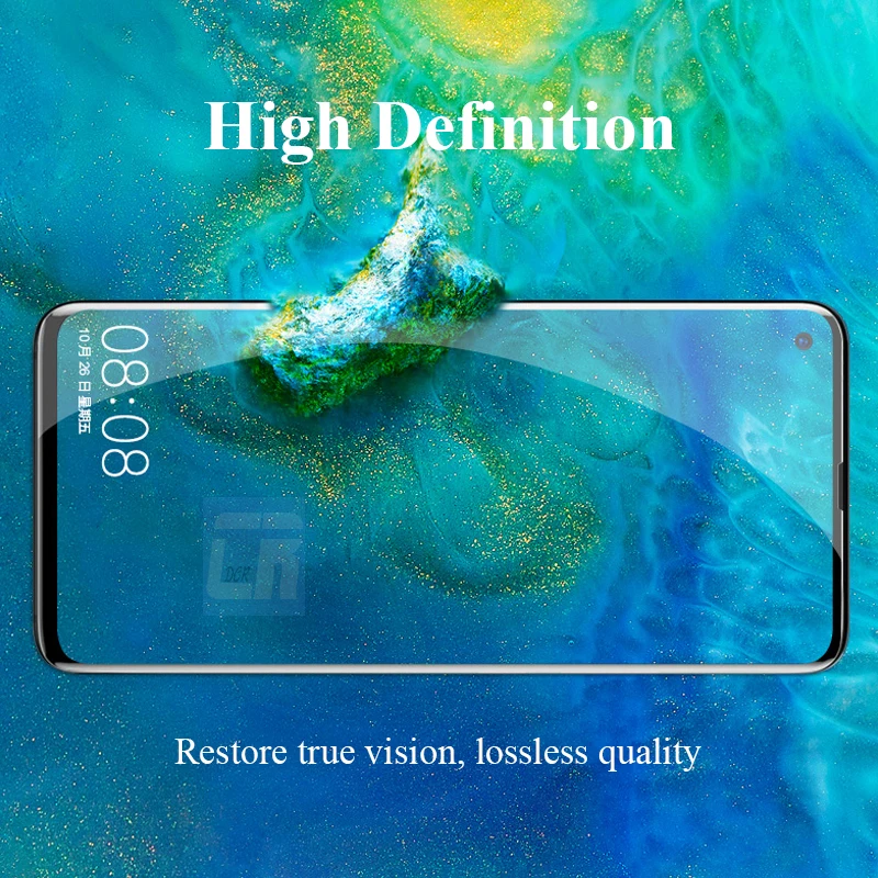 5D закаленное стекло с закругленными краями для huawei Nova 4 Y6 Y9 2018 Y7 Prime P Smart 2019 Защита