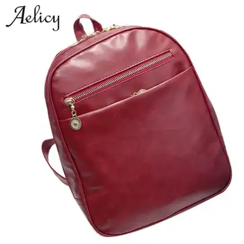 

Aelicy Luxury Women's Leather Travel Satchel Fashion Shoulder Bag Backpack School Rucksack Hotsale Women Shopping Shoulder Bag